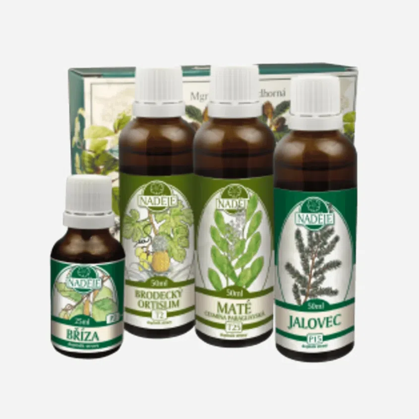 Doplněk z bylin ke snižování tělesné hmotnosti a pro harmonizaci organismu