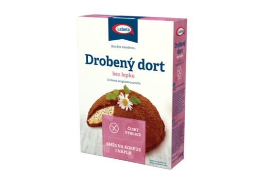 Drobený dort bez lepku