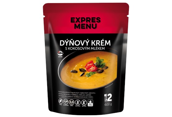 Dýňový krém s kokosovým mlékem