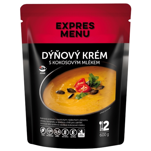 Dýňový krém s kokosovým mlékem