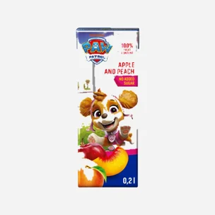 Džus Tlapková patrola jablko a broskev