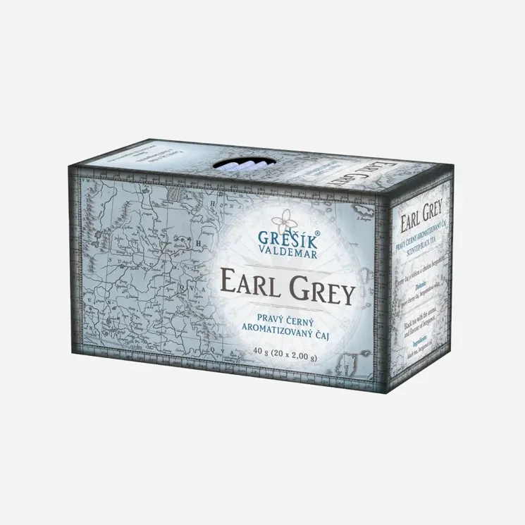 Earl Grey černý čaj 20 sáčků 6 x 40 g