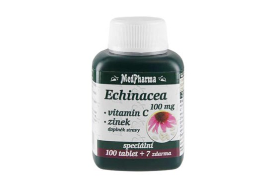 Echinacea 100 mg + vit C + zinok 107 tablet