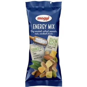 Energy mix pražené solené arašídy, ořechy a kandované ovoce