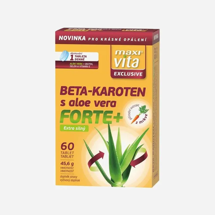 Exclusive Beta-karoten s aloe forte+ 6 x 60 tablet
