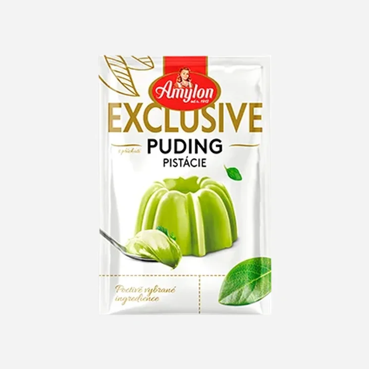 Exclusive puding pistáciový