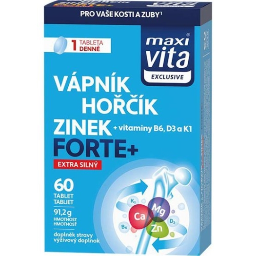 Exclusive Vápník, hořčík a zinek forte+