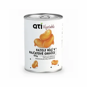 Fazole bílé v rajčatové omáčce