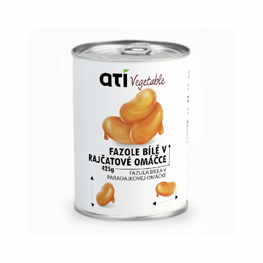 Fazole bílé v rajčatové omáčce