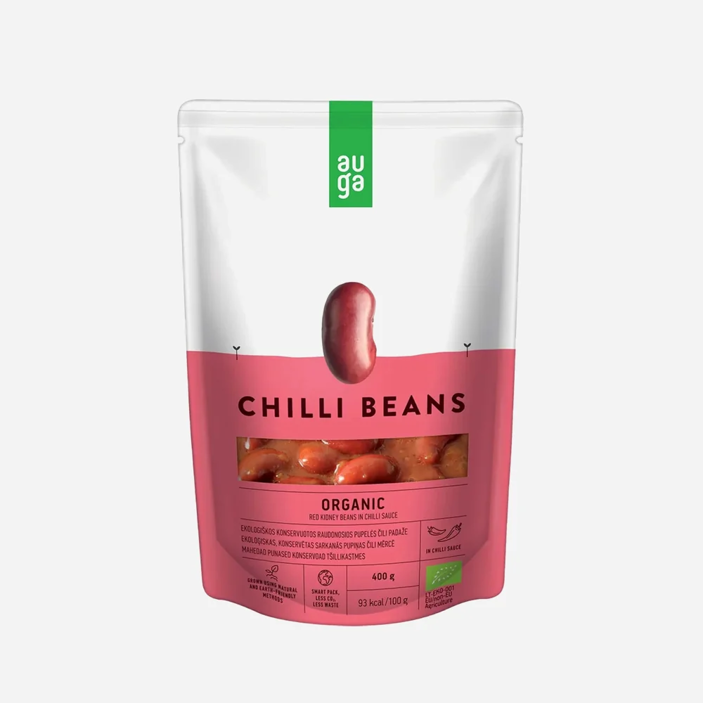 Fazole červené v chilli omáčce BIO