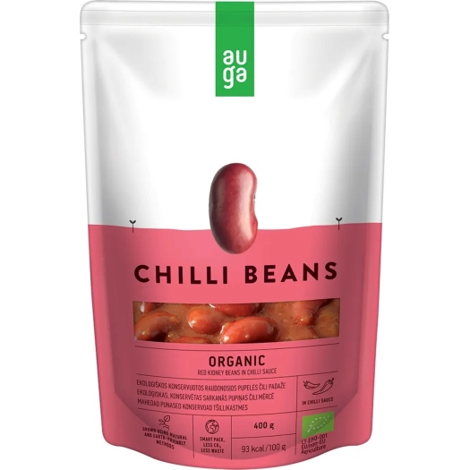 Fazole červené v chilli omáčce BIO