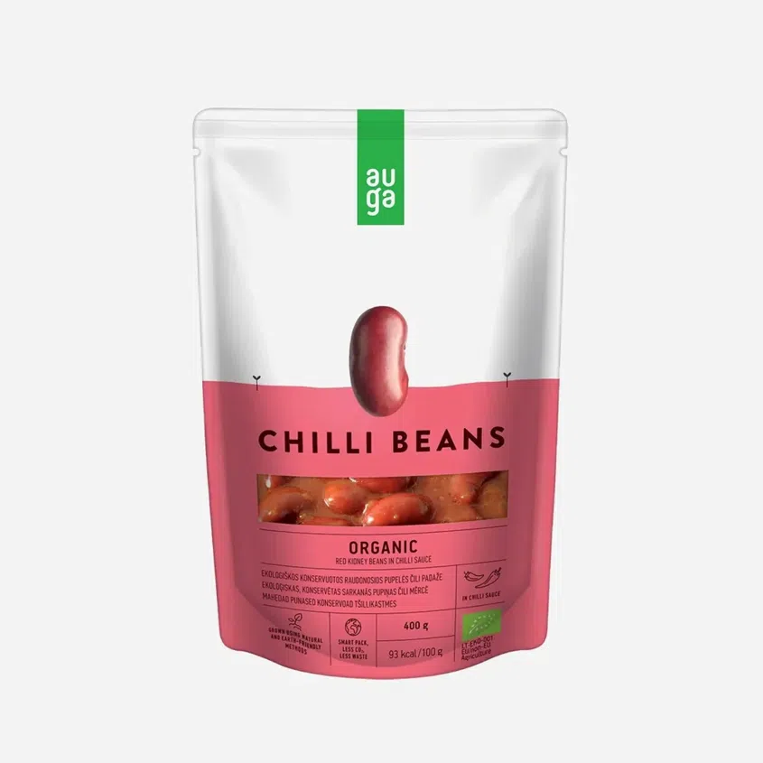 Fazole červené v chilli omáčce BIO