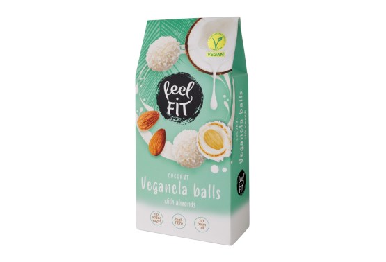 Feel FIT Kokosové kuličky s mandlí, veganské, bez přidaného cukru