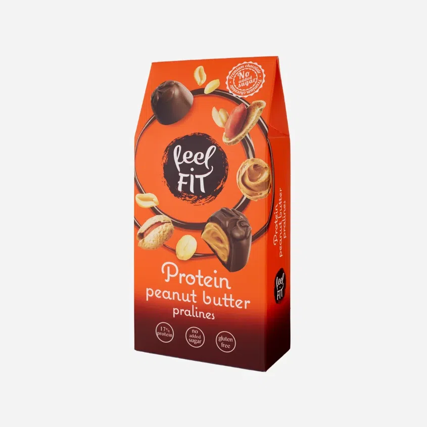 Feel FIT proteinové pralinky s arašídovým máslem, bezlepkové