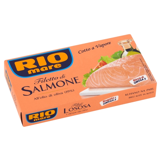 Filety z lososa v olivovém oleji (19%)