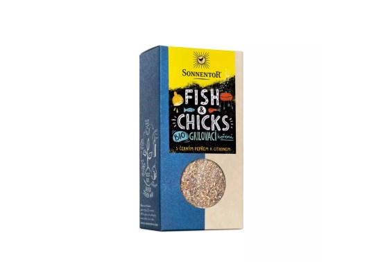 Fish a Chicks bio grilovacie korenie na ryby a kurča