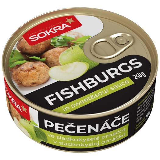 FISHBURGS Pečenáče v sladkokyselé omáčce