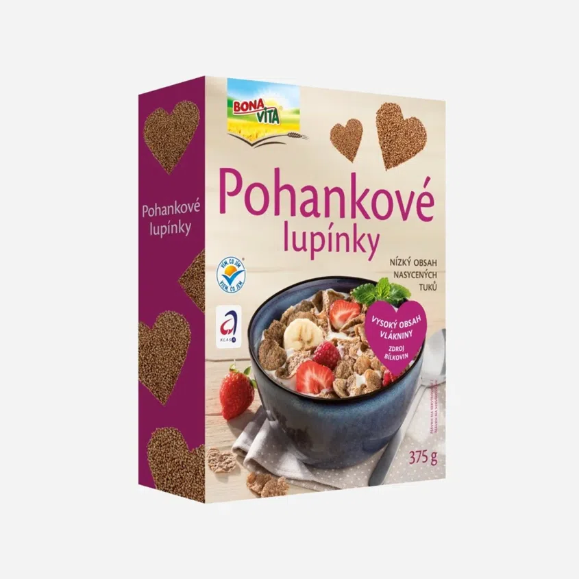 Fit cereálie pohankové lupínky  krabička