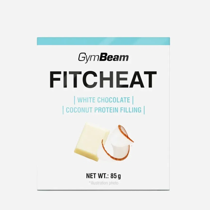 Fitcheat Proteinová čokoláda bílá čokoláda a kokos