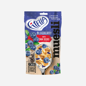 FITELLA borůvkové muesli s chia semínky 50 g