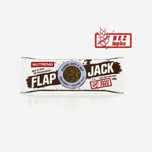 Flapjack Gluten Free  - čokoláda +kokos s hořkou čokoládou 12 x 100 g