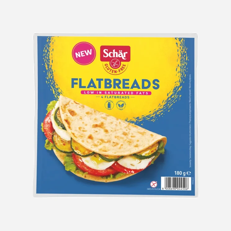 Flatbreads bezgluténový