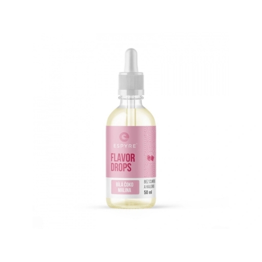 Flavor Drops bílá čokoláda a malina - expirace