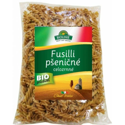 Fusilli pšeničné celozrnné BIO