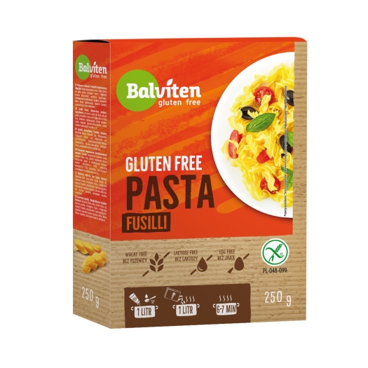 Fusilli těstoviny bez lepku