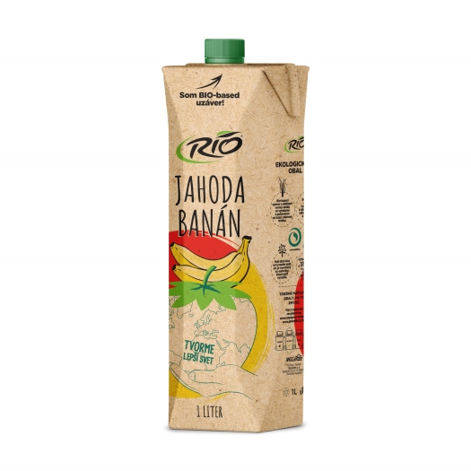 Fusion jahoda - banán 1 l