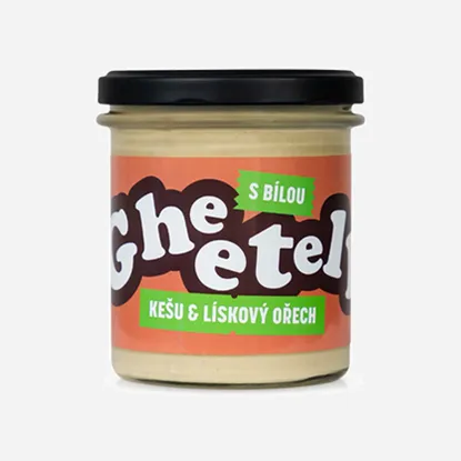 Gheetella® kešu a lískový ořech s bílou čokoládou