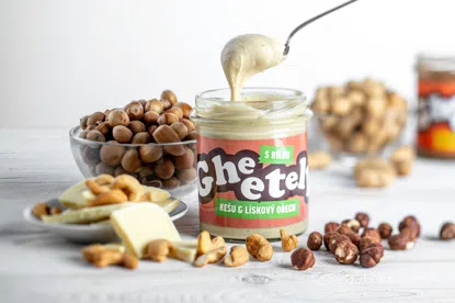 Gheetella® kešu a lískový ořech s bílou čokoládou