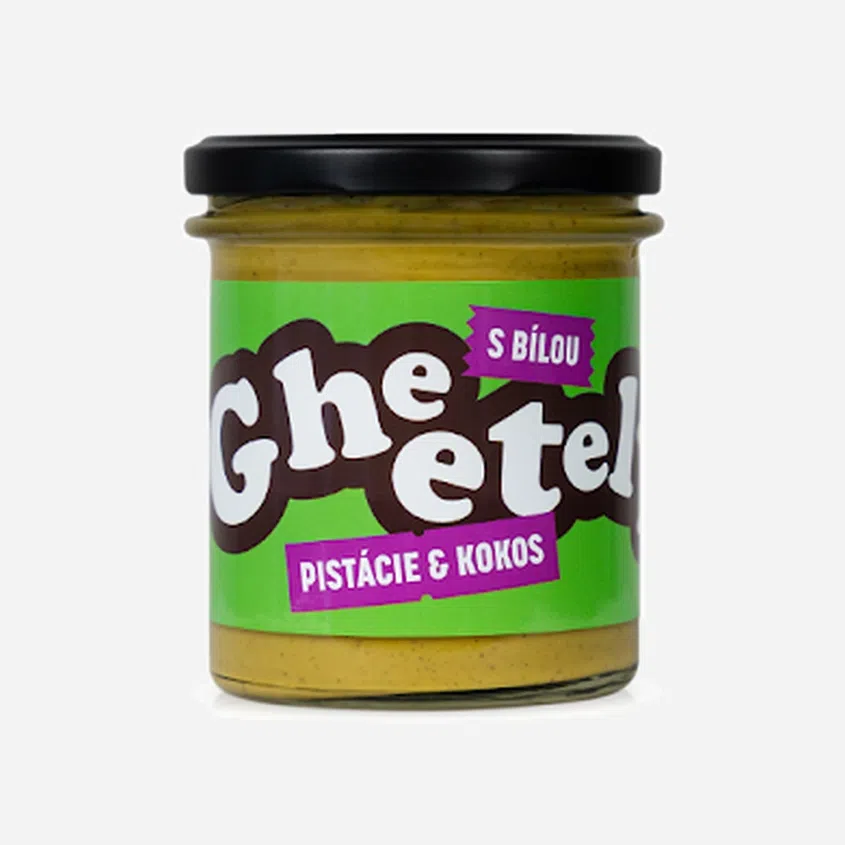 Gheetella® pistácie a kokos s bílou čokoládou