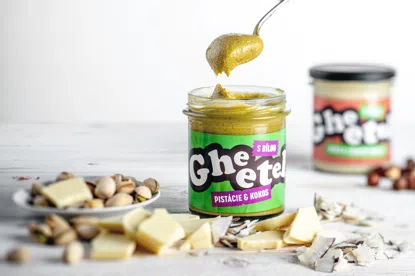 Gheetella® pistácie a kokos s bílou čokoládou