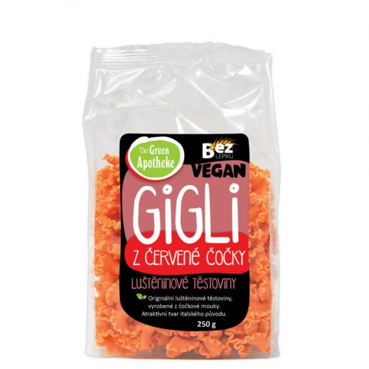 Gigli z červené čočky