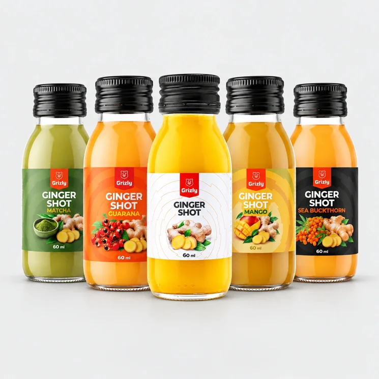 Ginger shoty Taste Pack (5 x 60 ml)