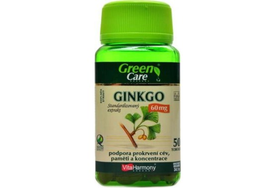Ginkgo 60 mg 100 tabliet
