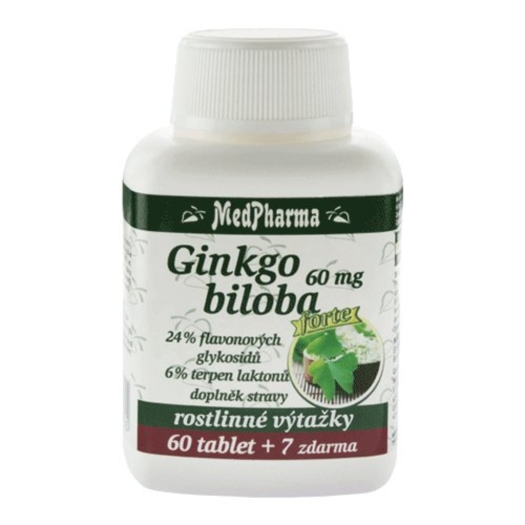 Ginkgo biloba 60 mg Forte 67 tablet