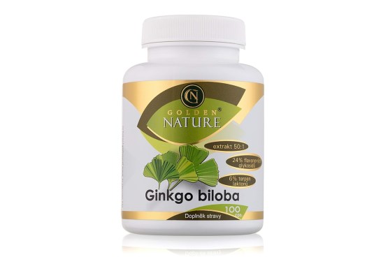 Ginkgo biloba extrakt 50:1 60mg 100 tabliet
