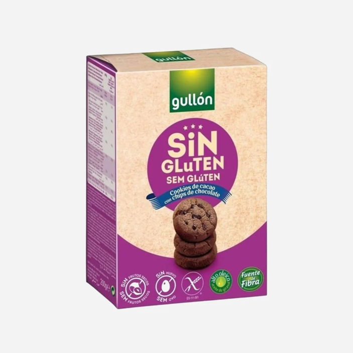 Gluten free sušenky bez lepku s kousky čokolády