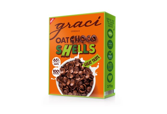 Graci Cereální mušličky s kakaem 375g