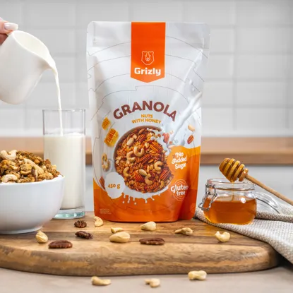 Granola oříšková s medem