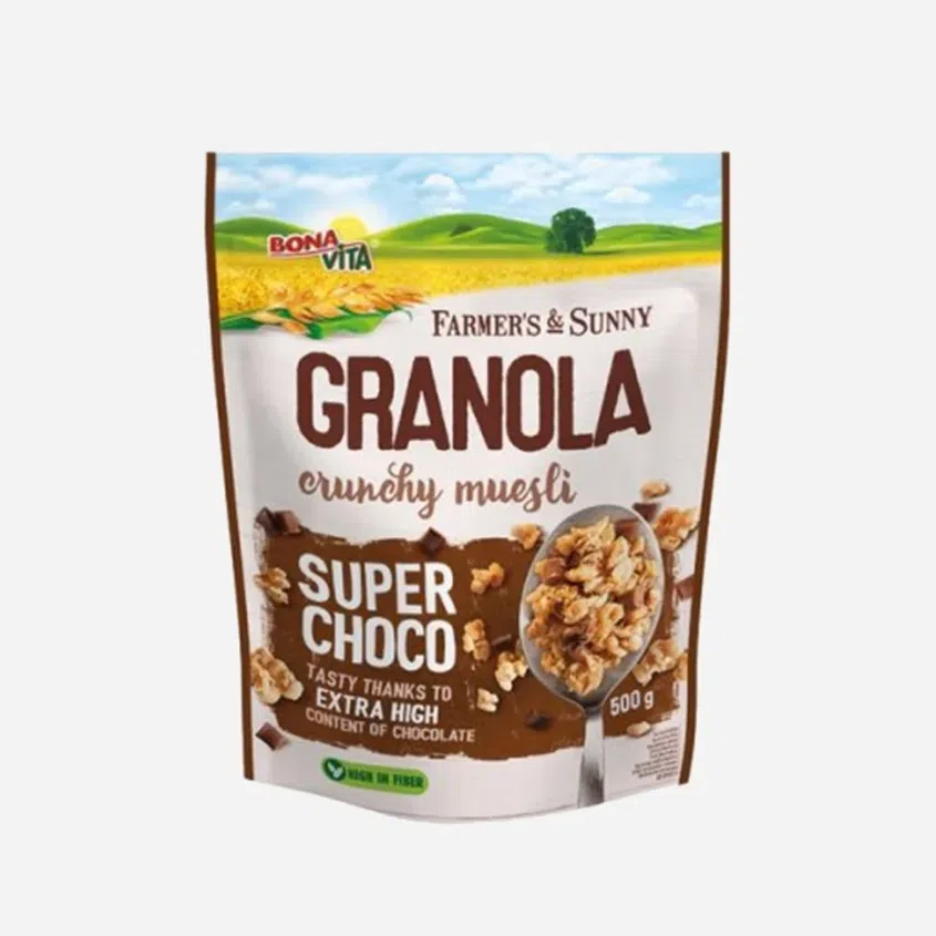 Granola super čokoláda