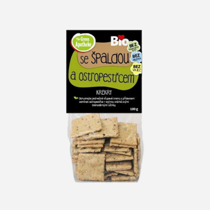 Green  Krekry špaldové s ostropetřcem BIO 100g