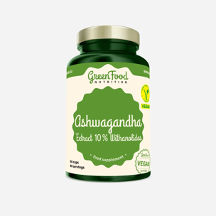 GreenFood Nutrition Ashwagandha Extract 10% Withanolides 90cps