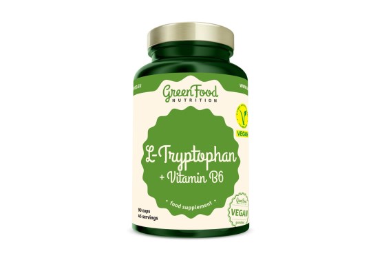 GreenFood Nutrition L-Tryptophan + Vitamin B6 90cps