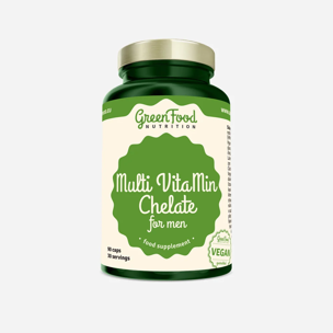 GreenFood Nutrition Multi VitaMin Chelate for men 90cps