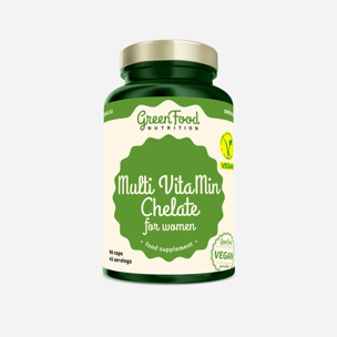 GreenFood Nutrition Multi VitaMin Chelate for women 90cps