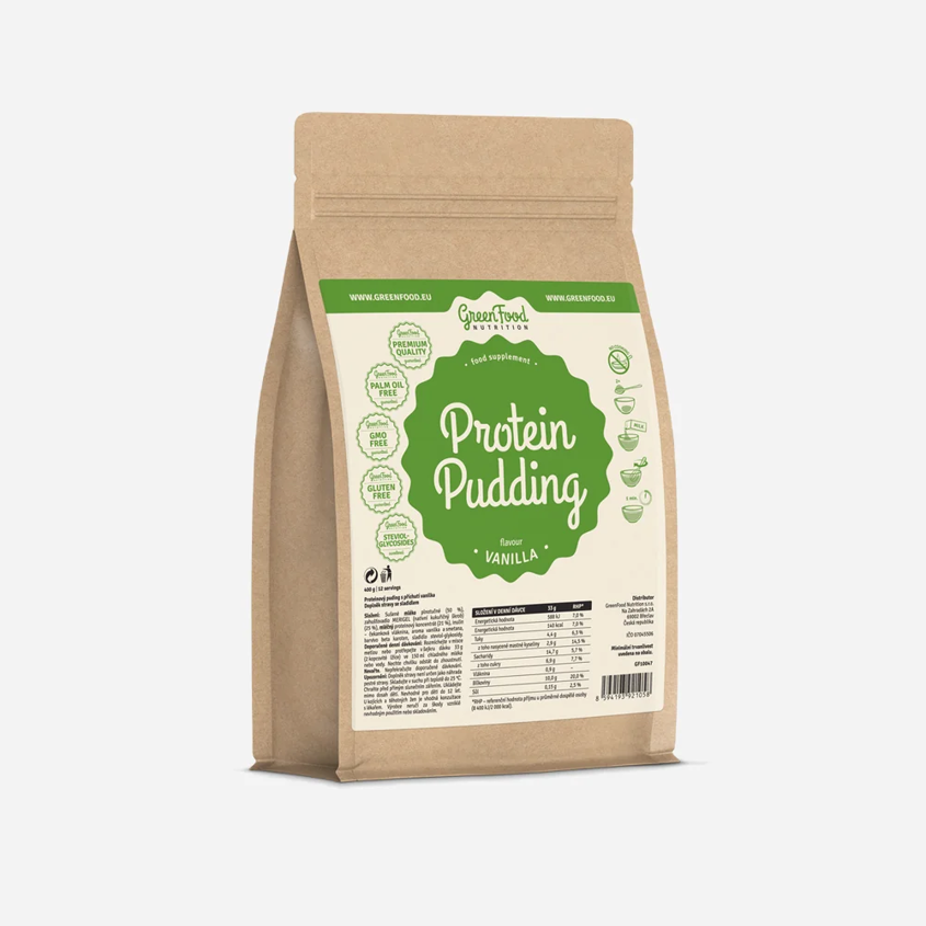 GreenFood Nutrition Protein pudding 400g Vanilla