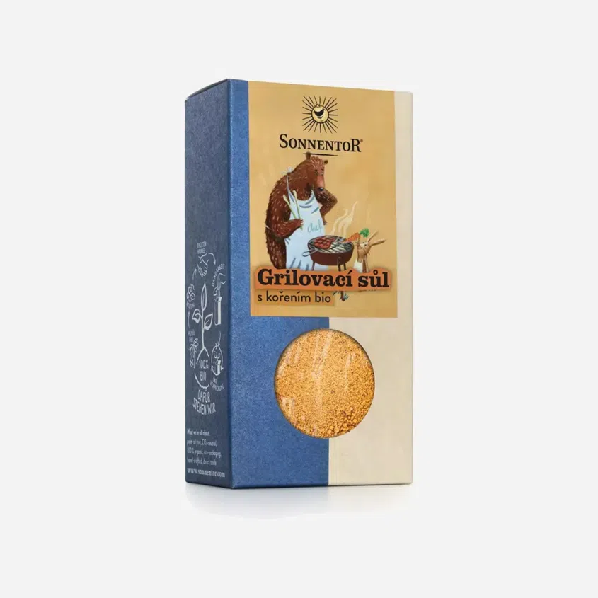 Grilovací sůl s kořením mletá bio